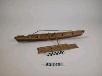 藏品(有單邊舷外支架船模型)的圖片